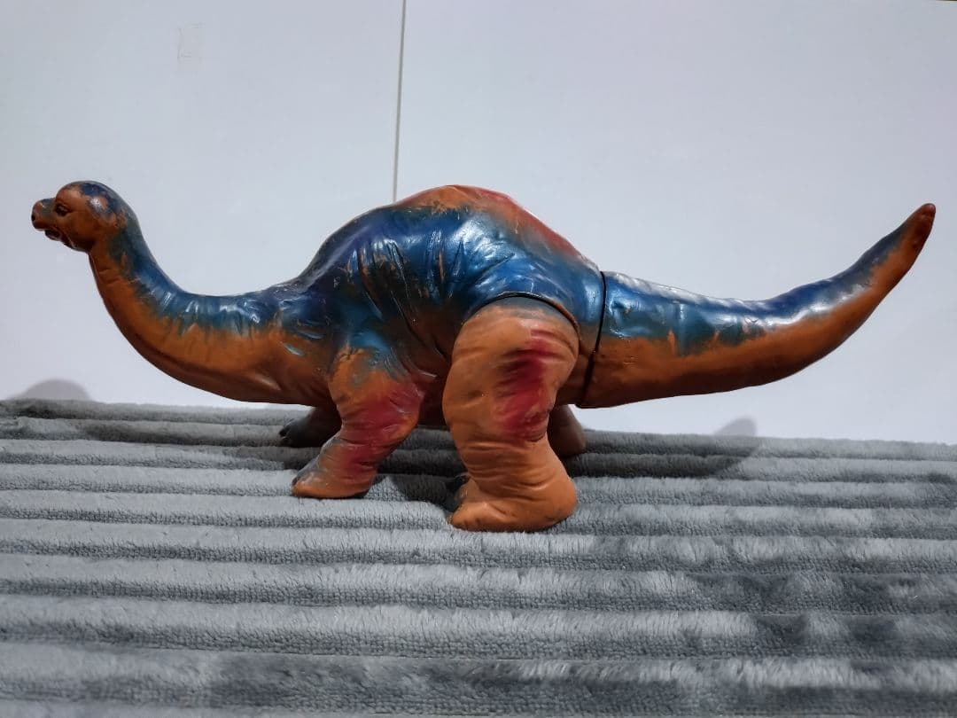 ブルマァク☆ブロントサウルス☆1970年代の希少ソフビフィギュア☆全長約30cm
