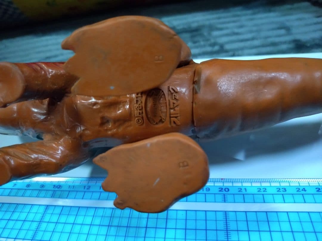 ブルマァク☆ブロントサウルス☆1970年代の希少ソフビフィギュア☆全長約30cm