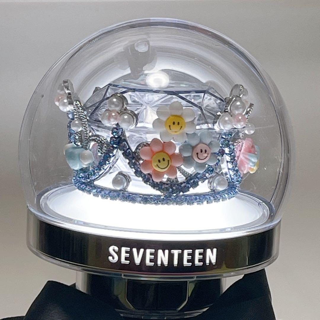 【装着イメージ】セブチ クラウン ティアラ ペンライト デコ カラット棒