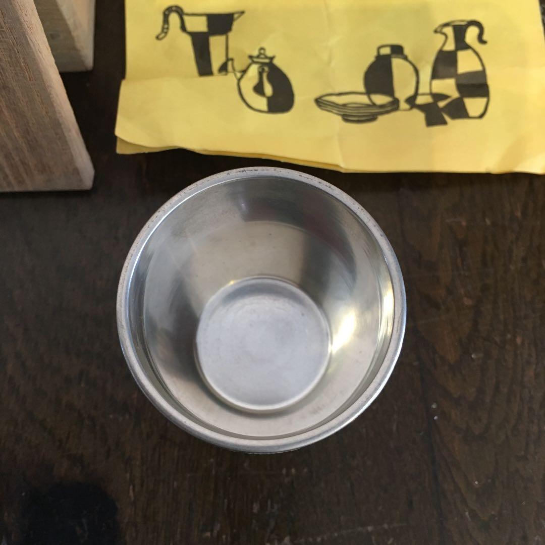 松下喜山　錫器　ぐい呑み