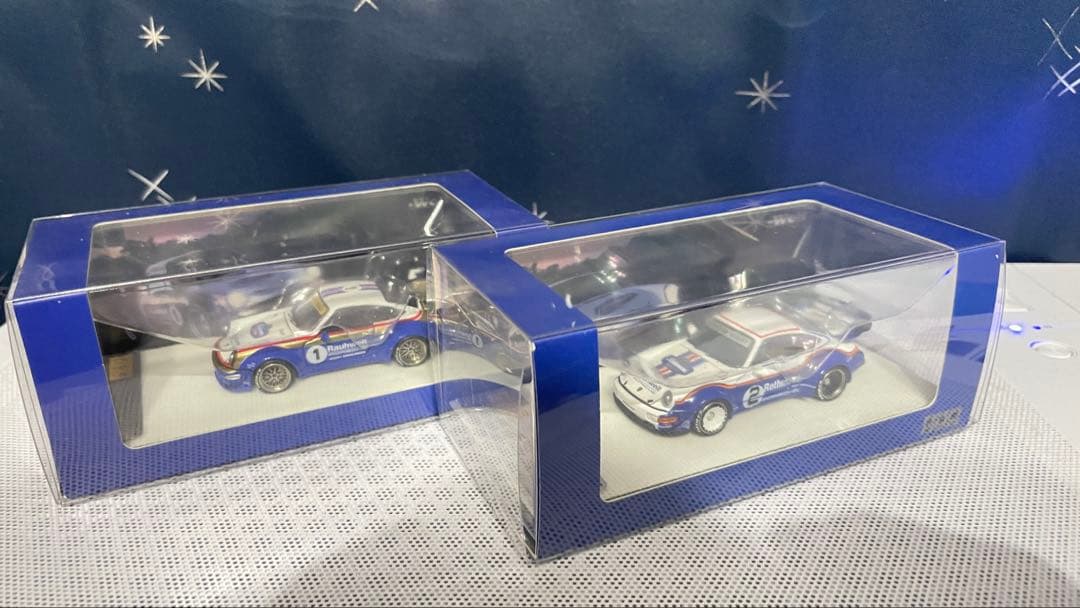 ミニカー PGM 1/64 RWB White/Blue #1.2 porsche 964