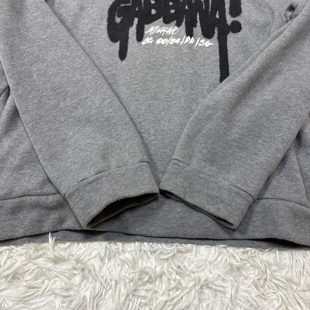 【大きいサイズ】ドルチェアンドガッバーナ　パーカー グレー　ロゴ　大人気