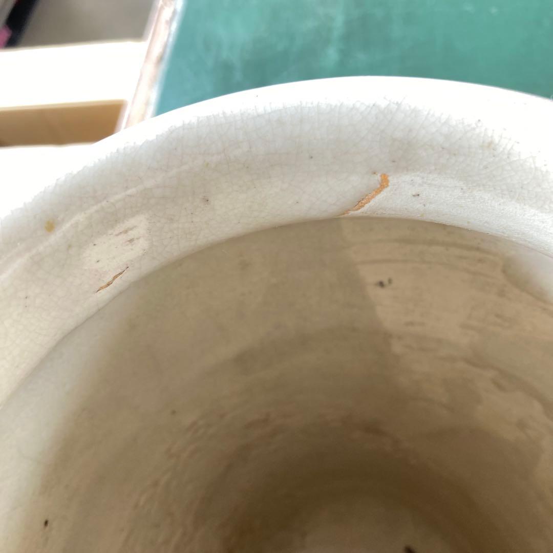 大きな壺　花瓶　インテリア　昭和レトロ