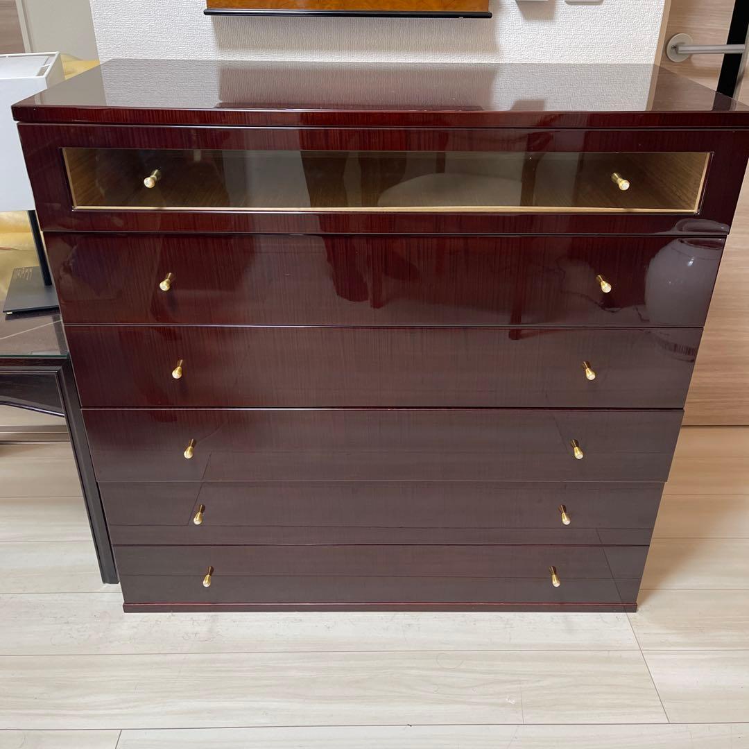 【MATUSOU】 府中家具 松創 ローズウッド 6段 チェスト 美品