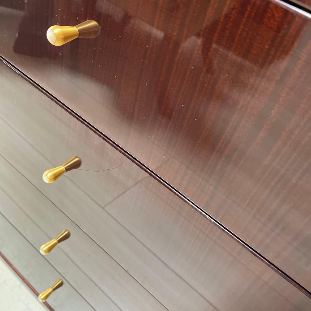 【MATUSOU】 府中家具 松創 ローズウッド 6段 チェスト 美品