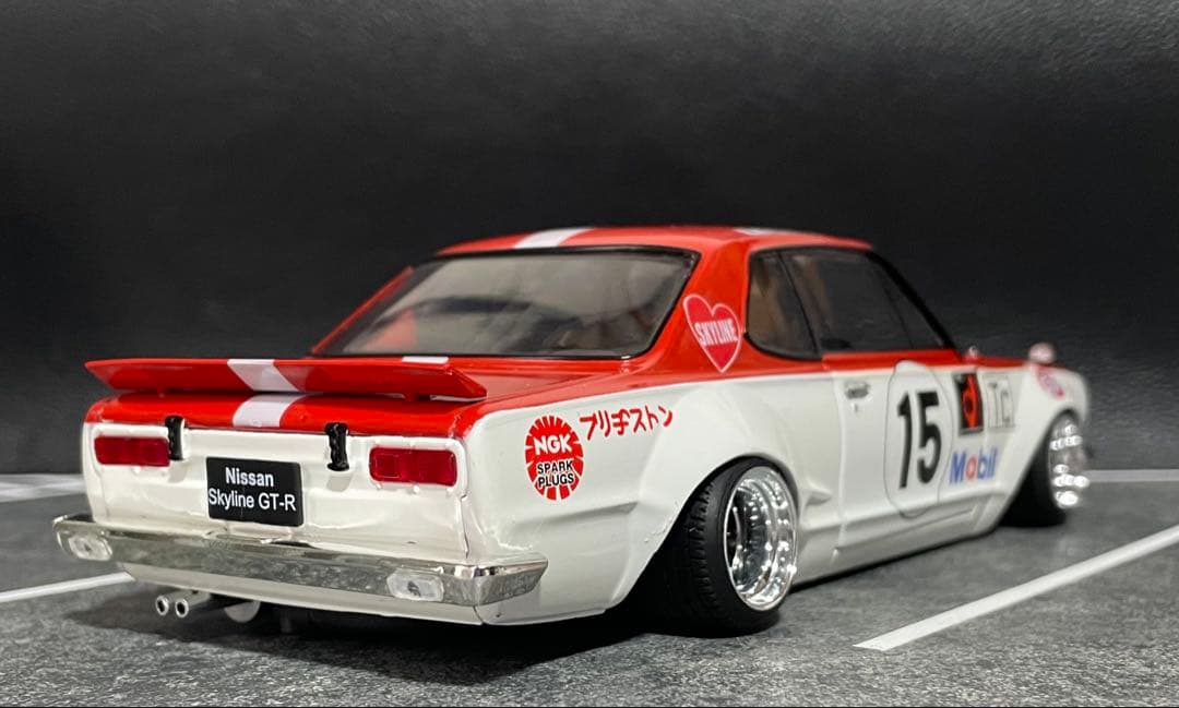 1/24 アシェット 国産名車 スカイライン GT-R ハコスカ改 カスタムカー