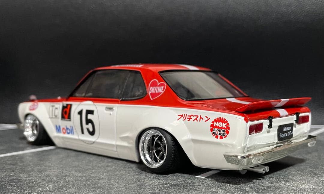 1/24 アシェット 国産名車 スカイライン GT-R ハコスカ改 カスタムカー