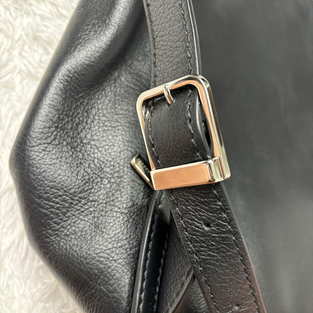 新品同様✨MOTHERHOUSE 2WAY レザー ショルダーバッグ ブラック