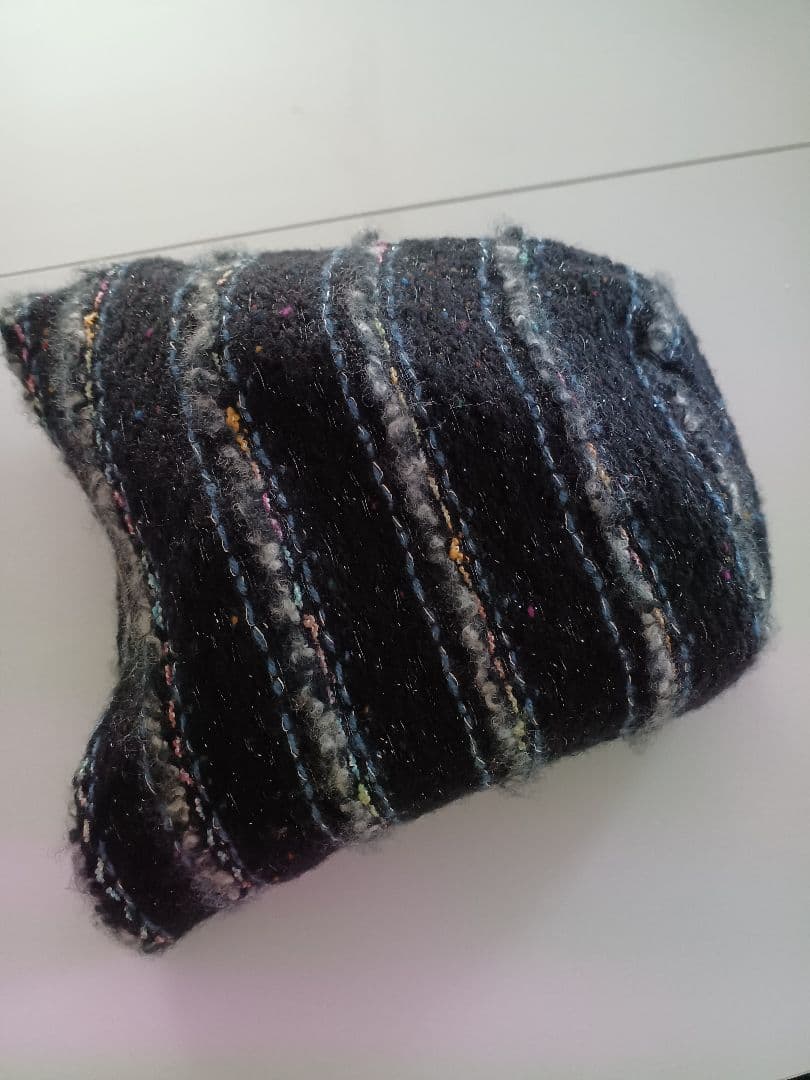正規品　 ニット帽　ビーニー　黒　ラメ　帽子　CCマーク