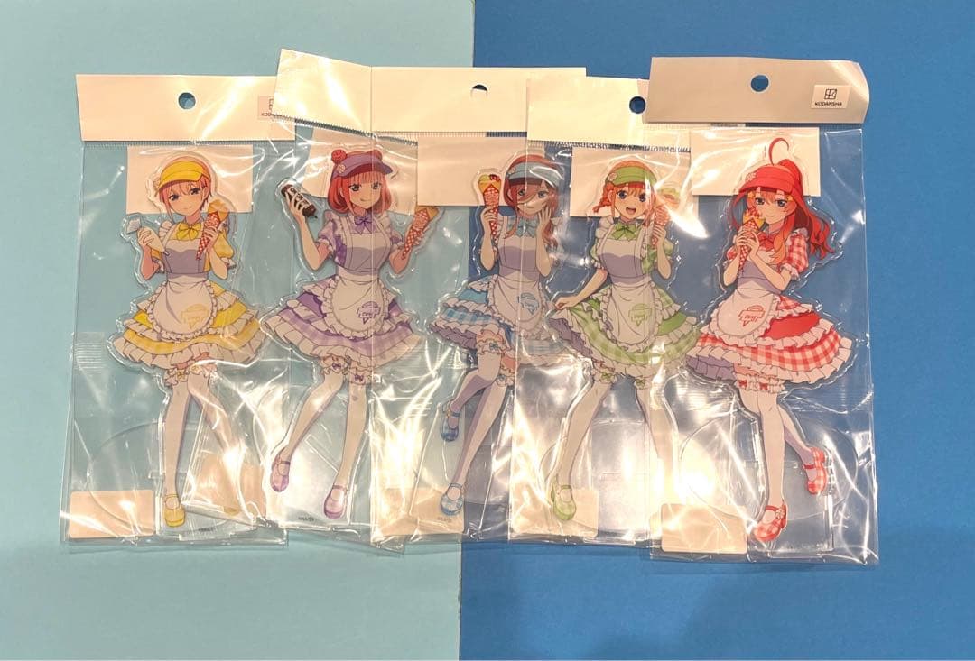 五等分の花嫁　マリオンクレープ　コラボ　アクリルスタンド