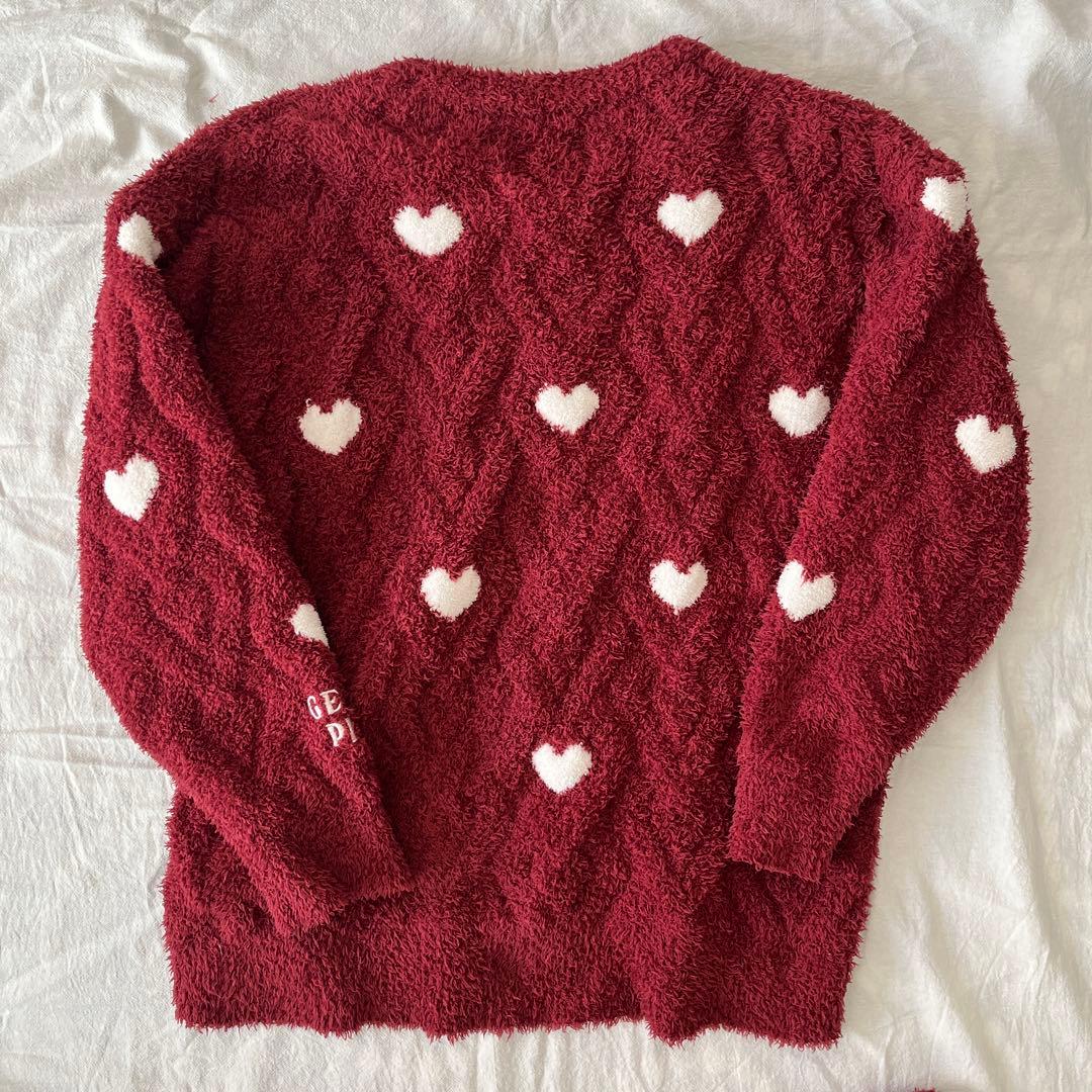 上下セット gelato pique ジェラートピケ　ハートアランプルオーバー