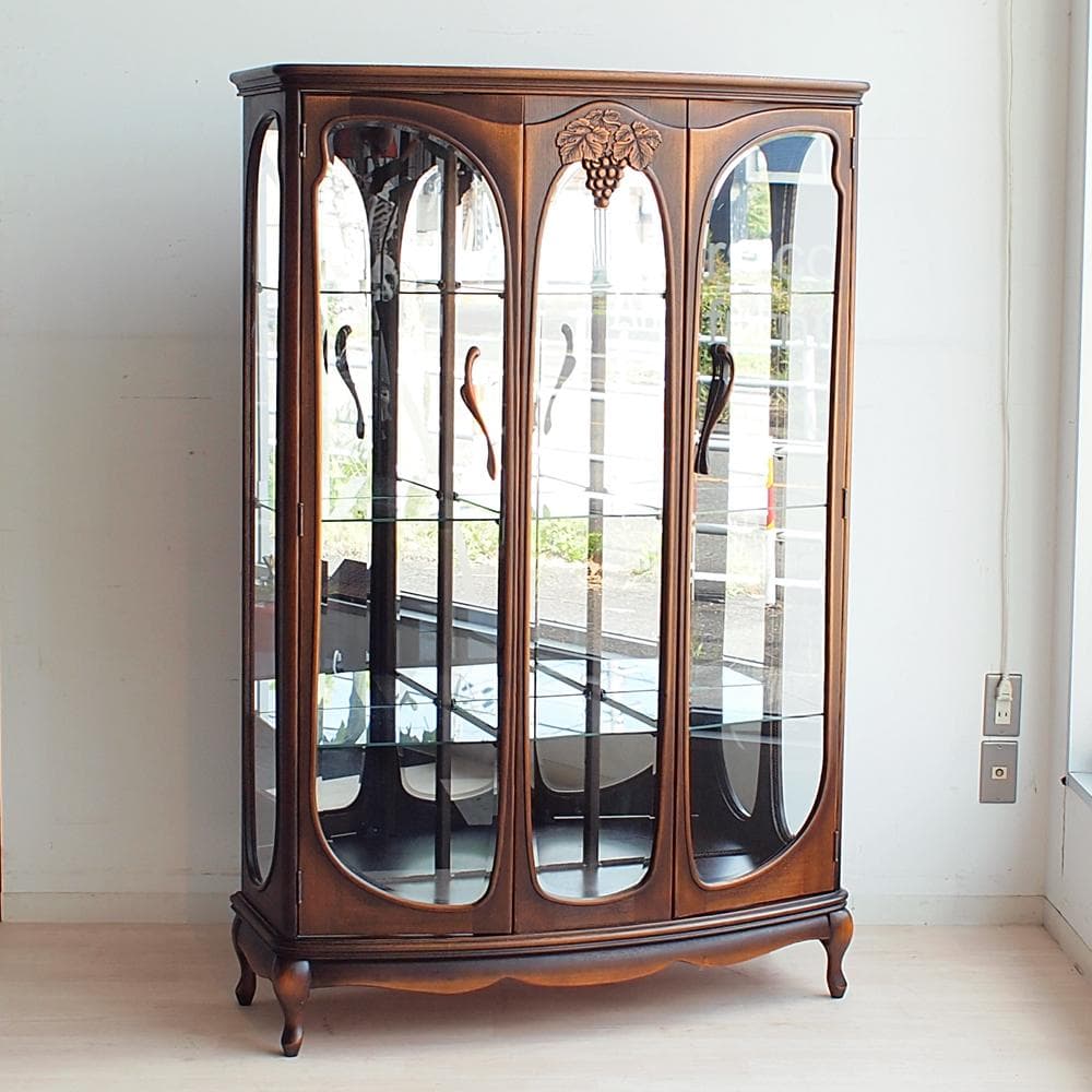 松永公房 カンティーニュ/CONTINUE 飾り棚 ガラスキャビネット 照明付き