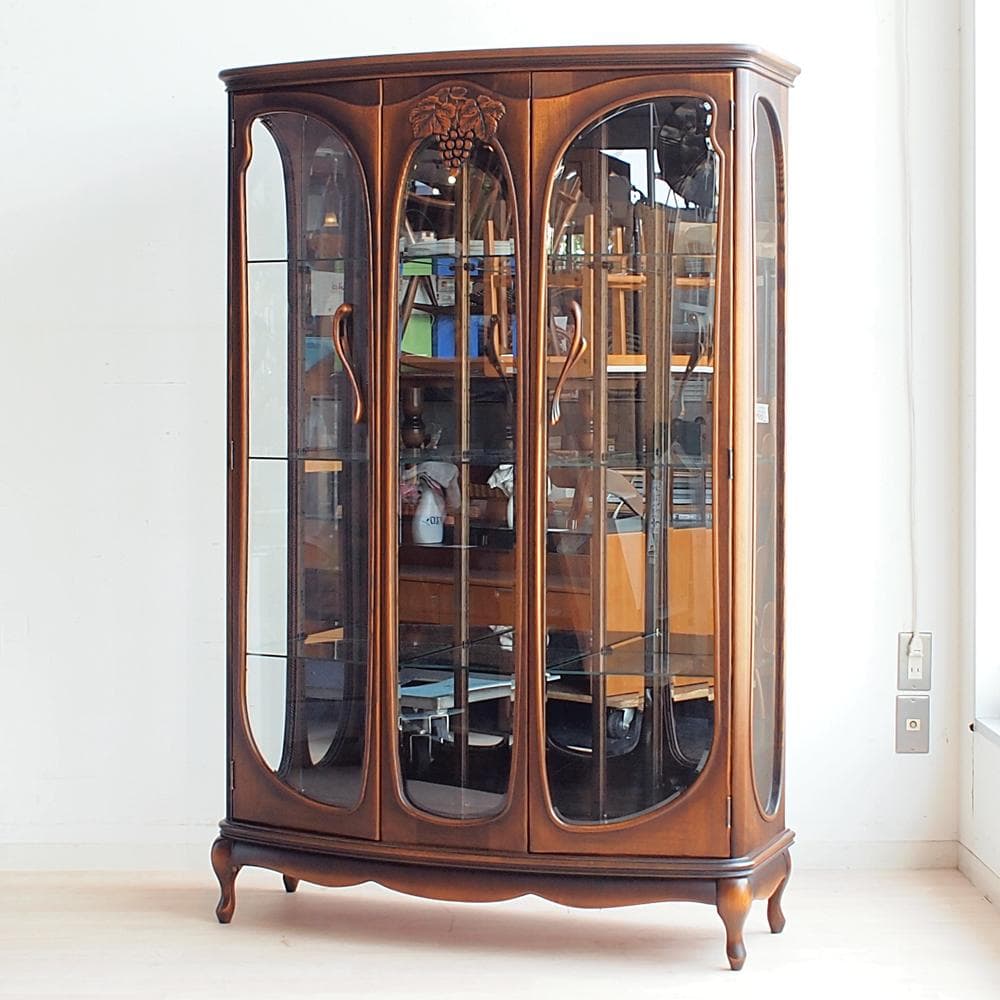 松永公房 カンティーニュ/CONTINUE 飾り棚 ガラスキャビネット 照明付き