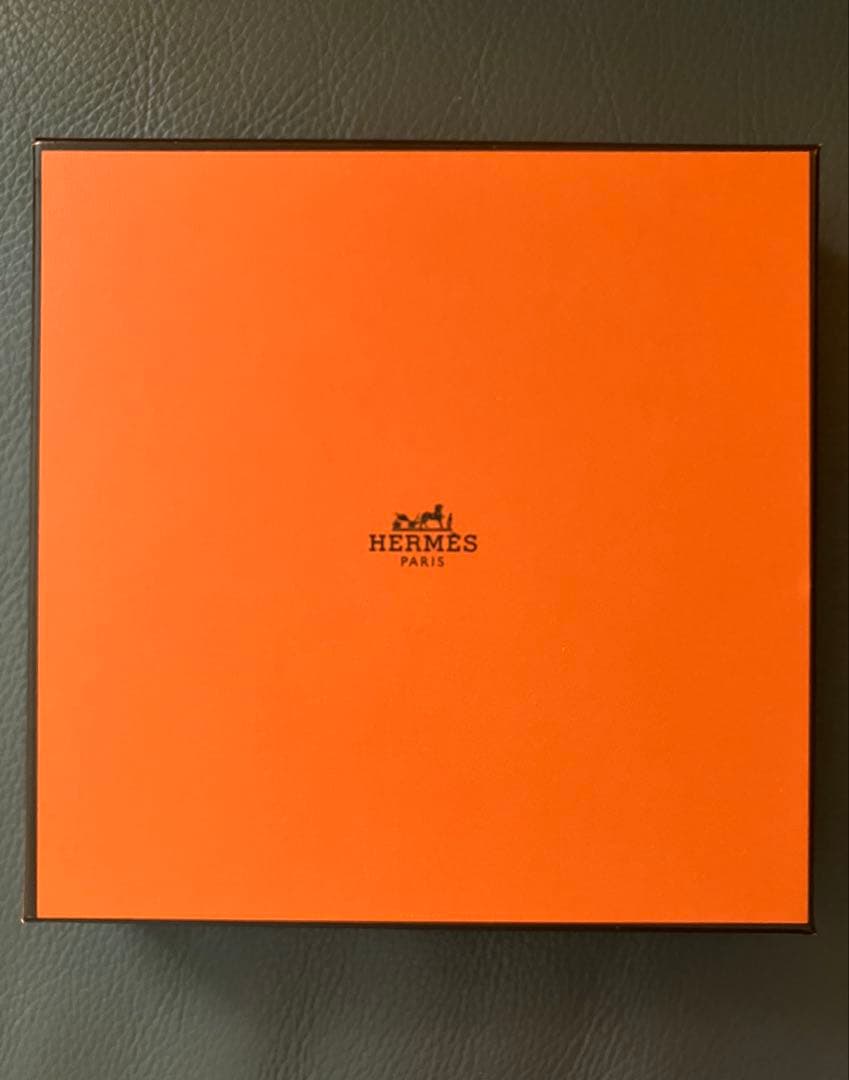 HERMES エルメスハンドタオル カレ ステアーズ マリン コットン 伊勢丹