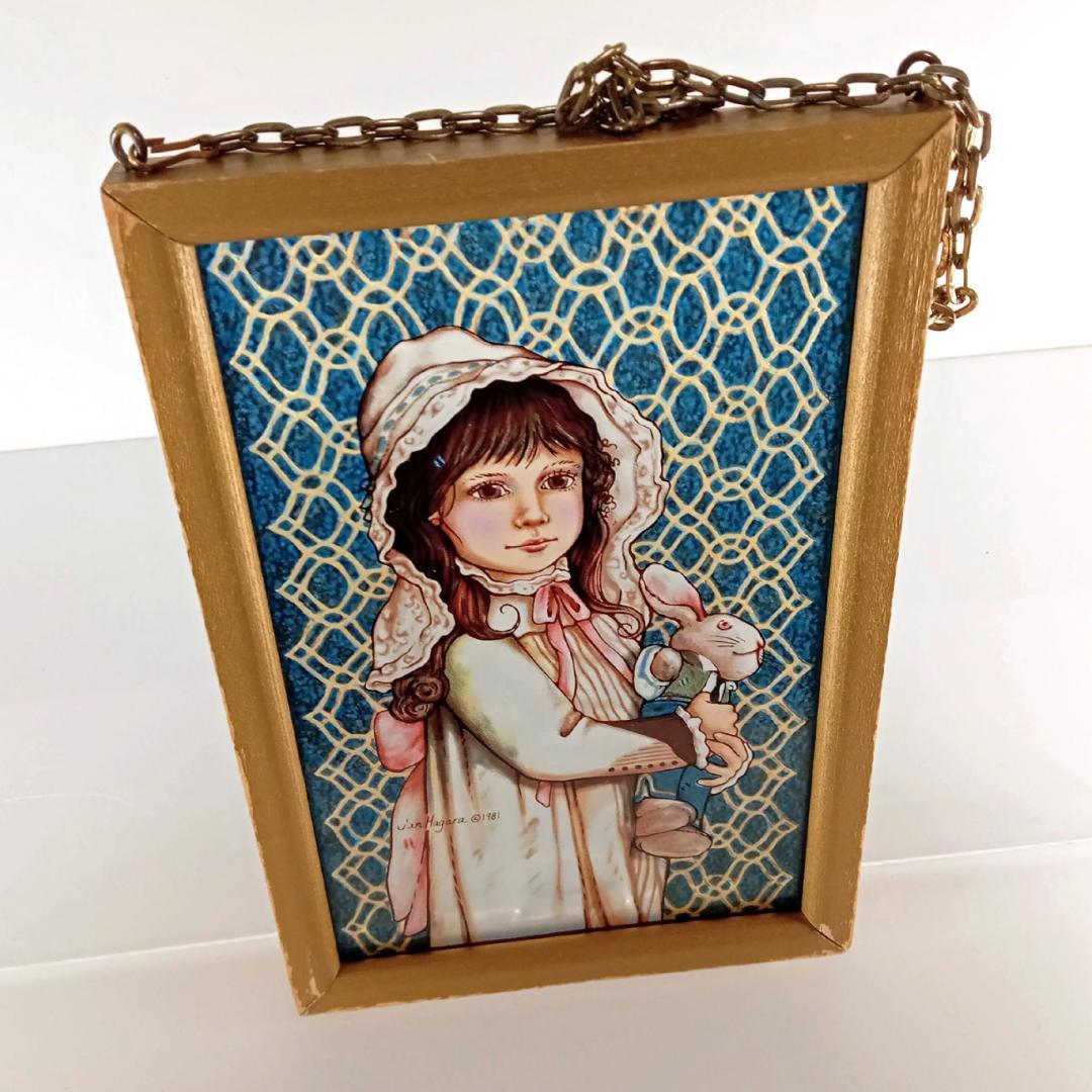 ジャン・ハガラ ステンドグラス 少女とお人形 ブルック グラスマスターズ社