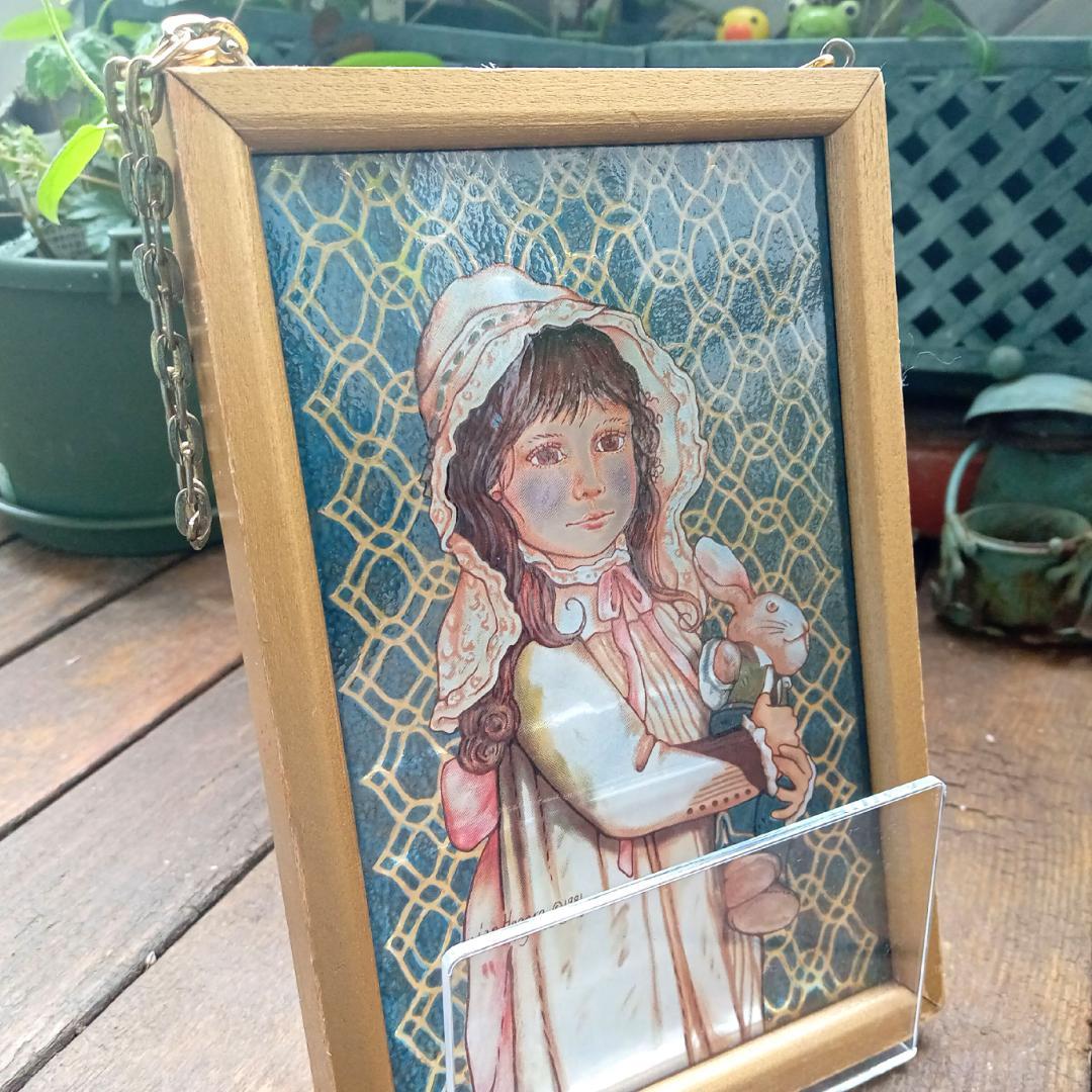 ジャン・ハガラ ステンドグラス 少女とお人形 ブルック グラスマスターズ社