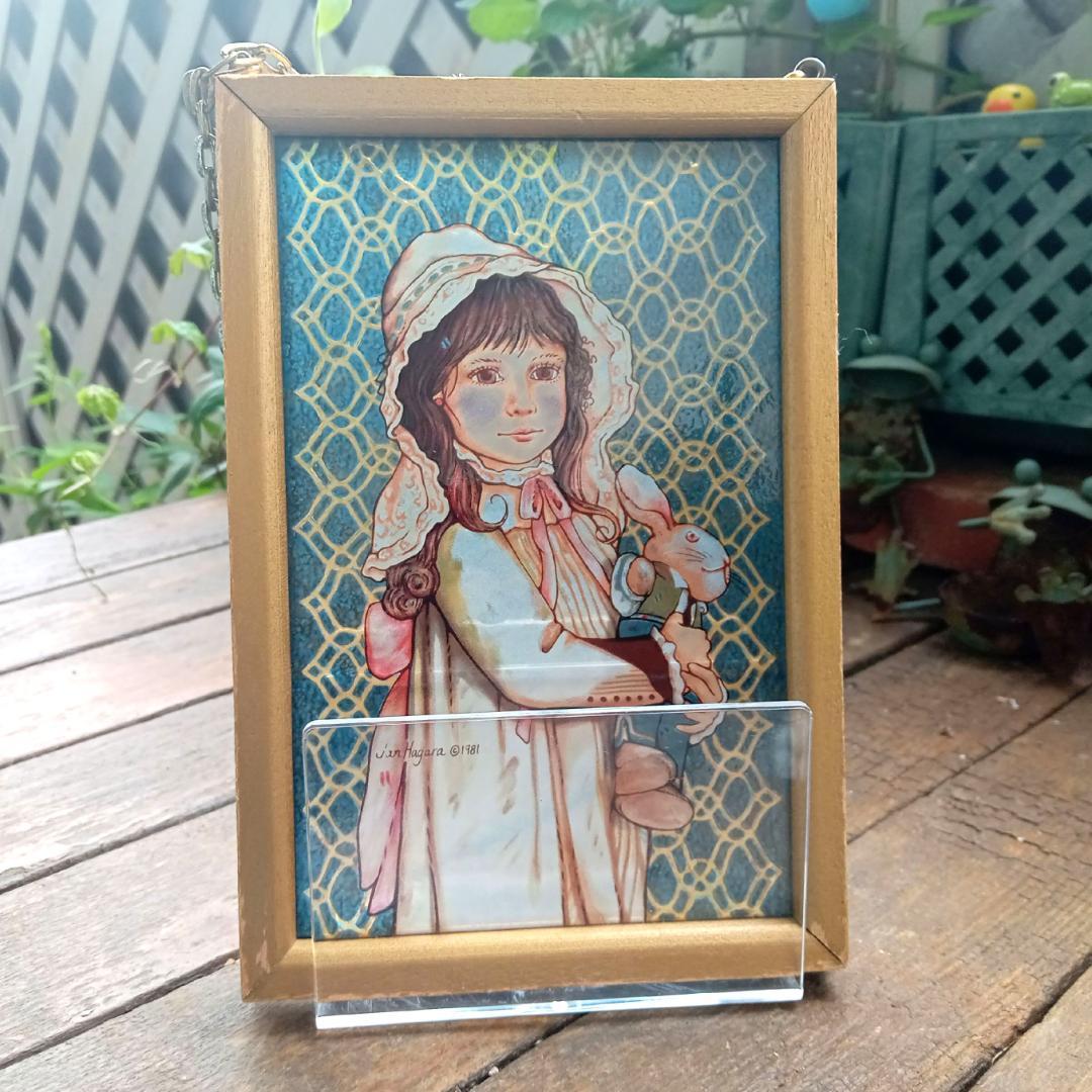 ジャン・ハガラ ステンドグラス 少女とお人形 ブルック グラスマスターズ社