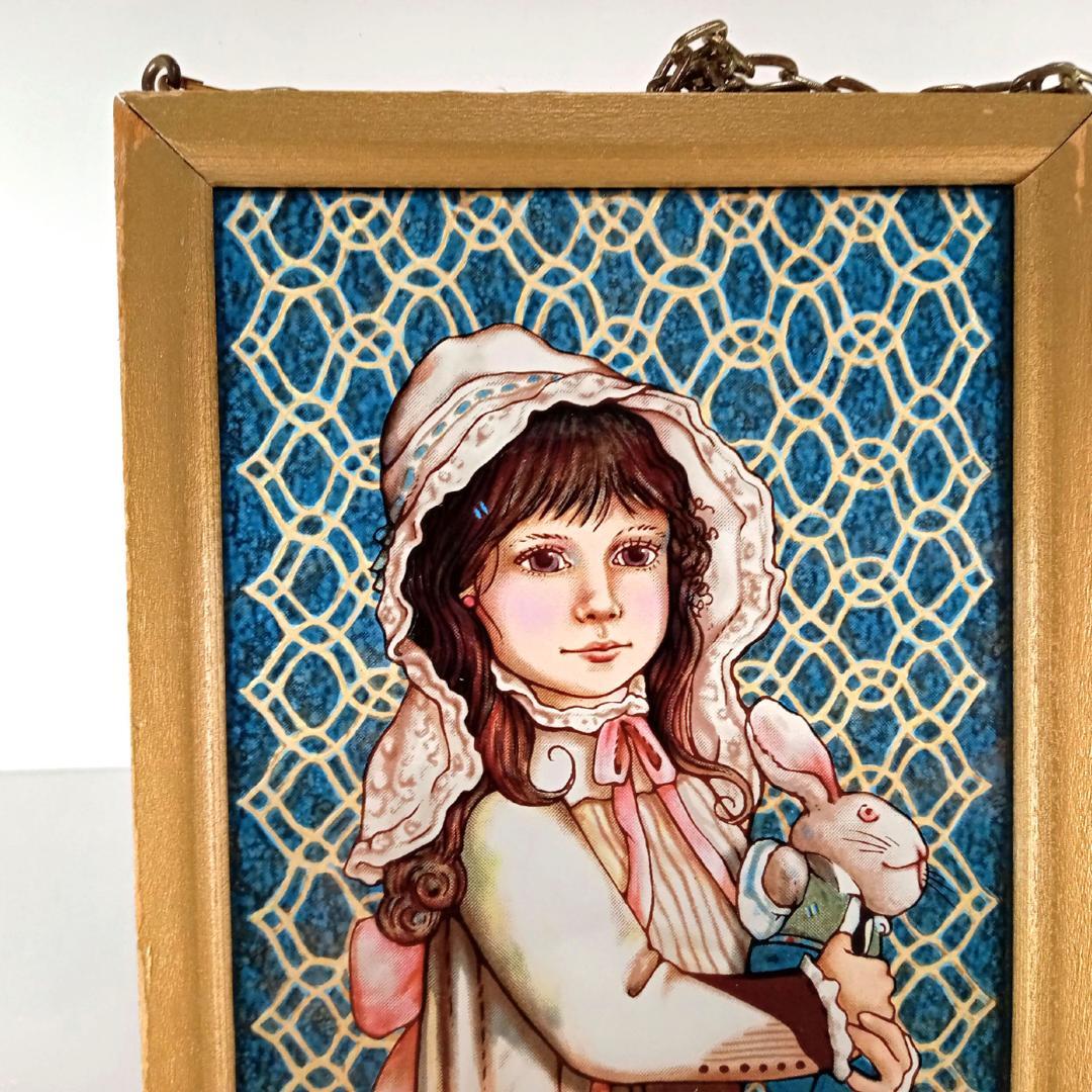 ジャン・ハガラ ステンドグラス 少女とお人形 ブルック グラスマスターズ社