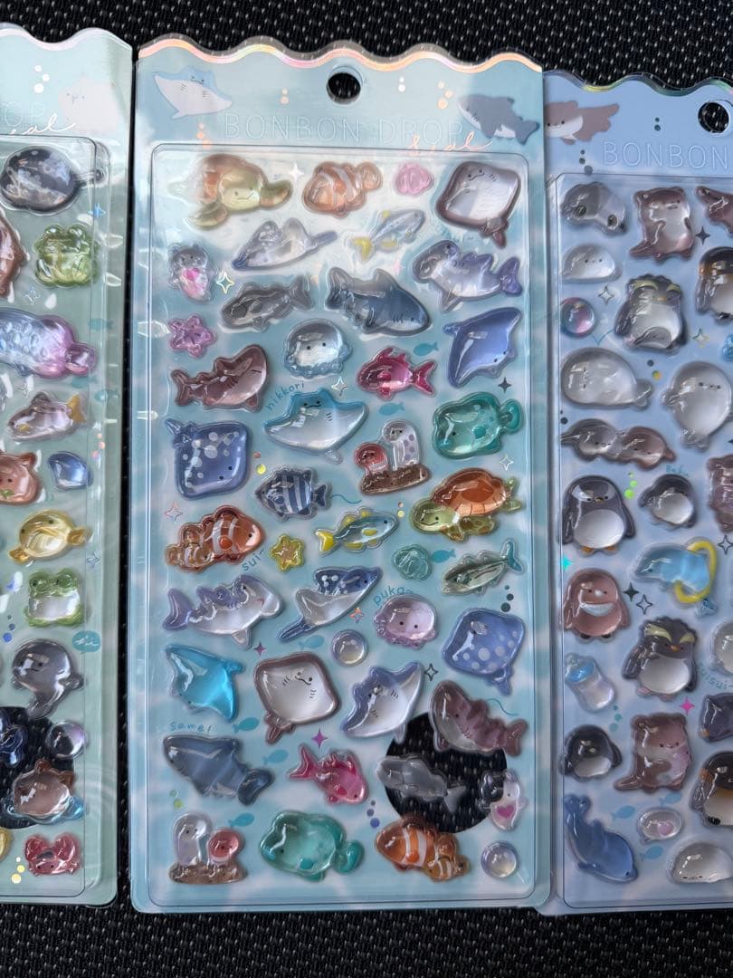 ボンボンドロップシール　水族館限定