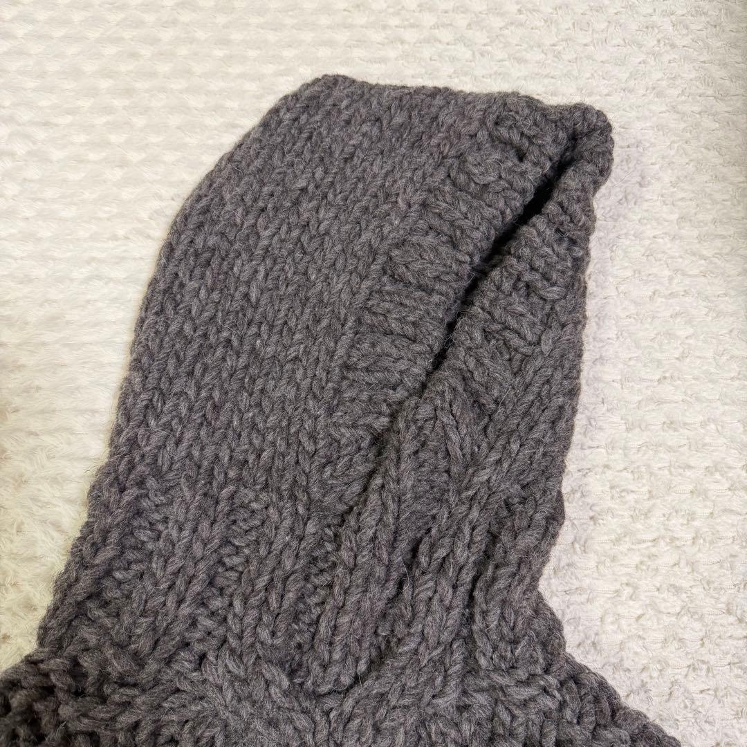 れい　トゥデイフル　Hand Knit Balaclava