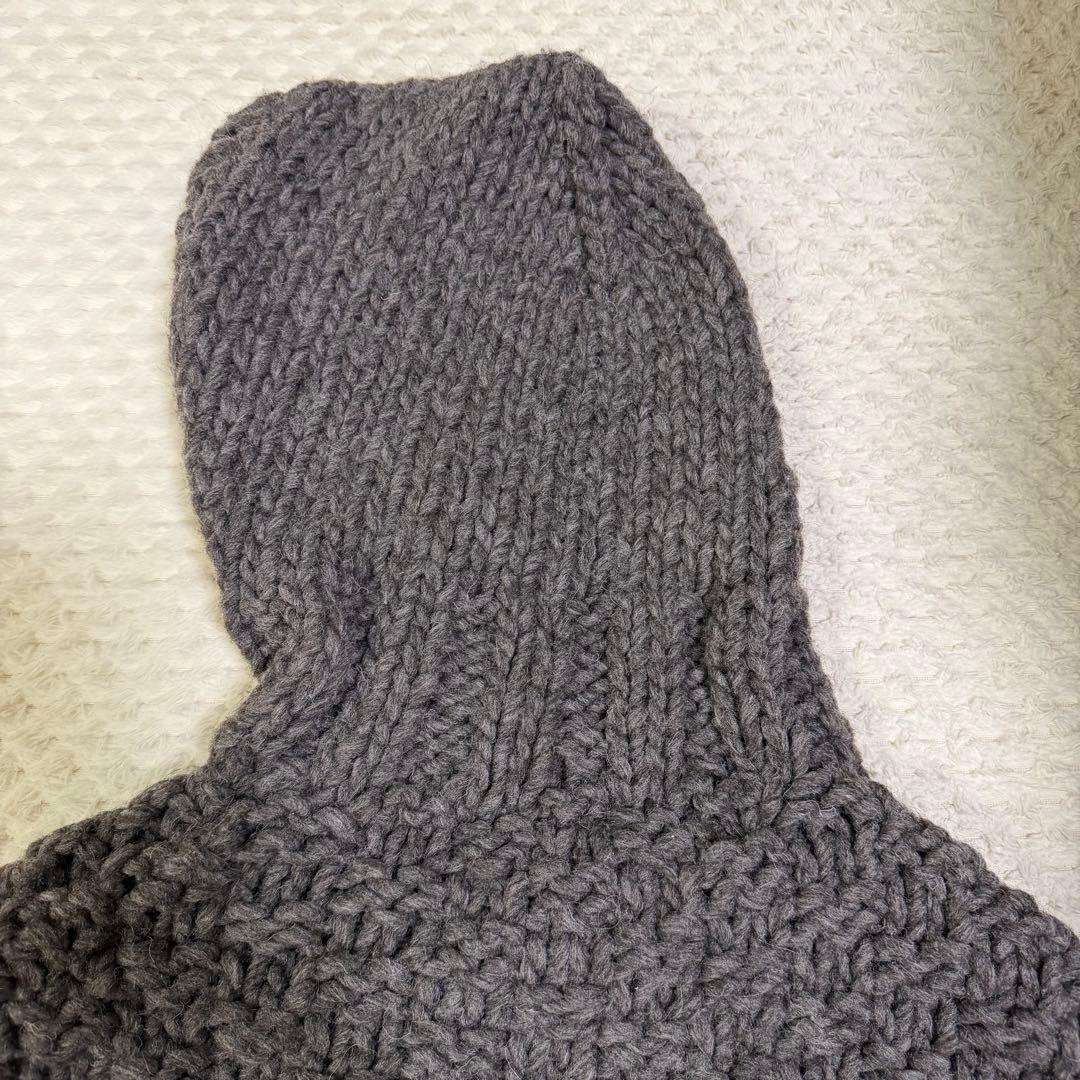 れい　トゥデイフル　Hand Knit Balaclava