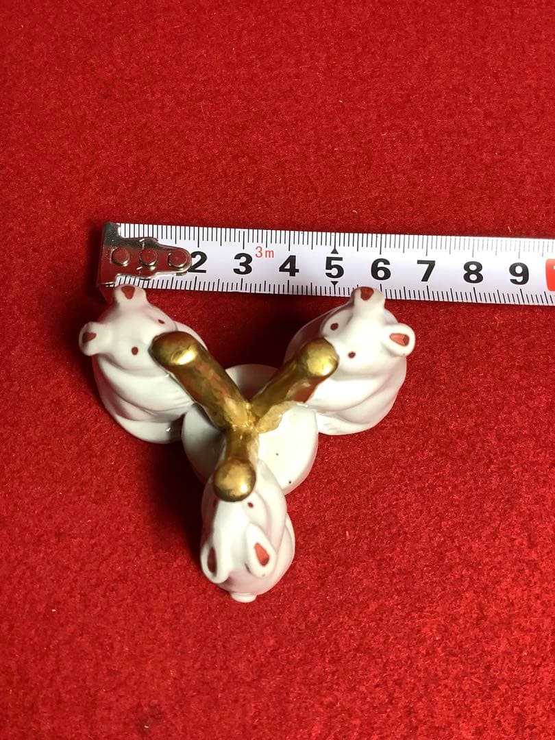 兎　丹波焼　蓋置　祥公造　【中古美品】