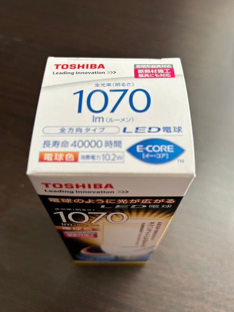 東芝TOSHIBA LED電球 LDT10L-G/S E26 10個セット