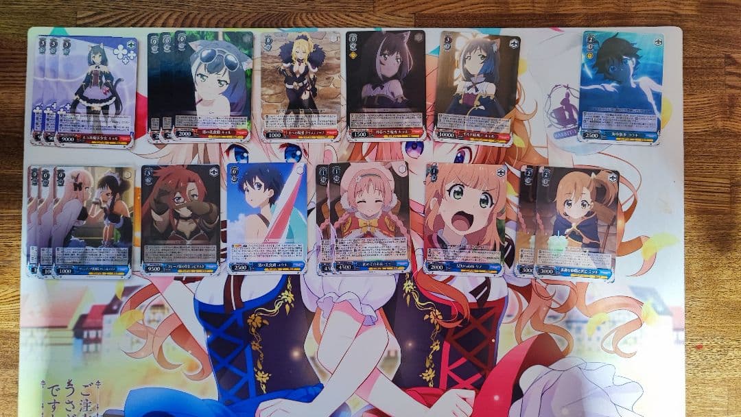 ヴァイスシュヴァルツ プリコネ vol1デッキパーツ+vol2の4コン