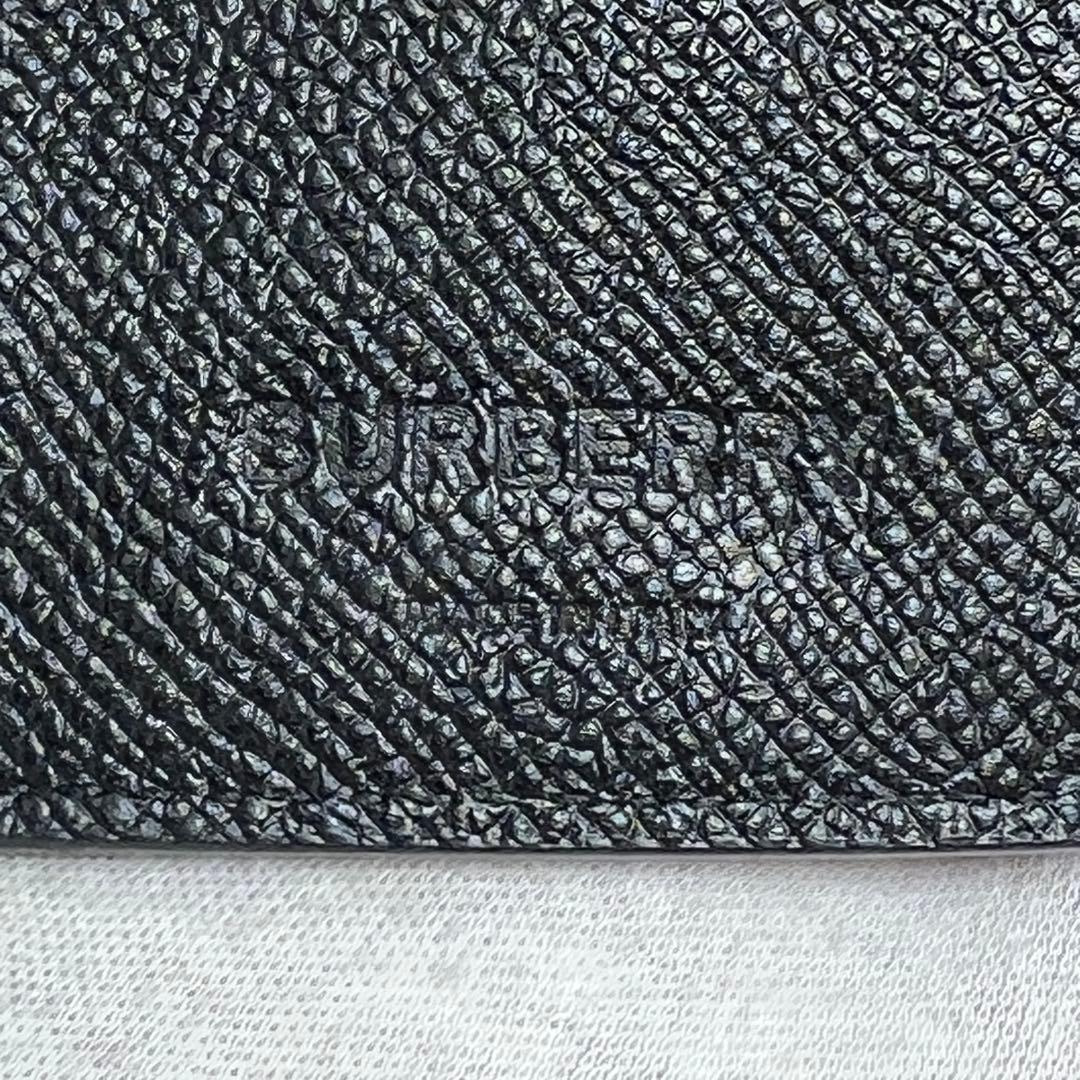 ✨極美品✨BURBERRY バーバリー TBロゴ　6連キーケース　ブラックレザー
