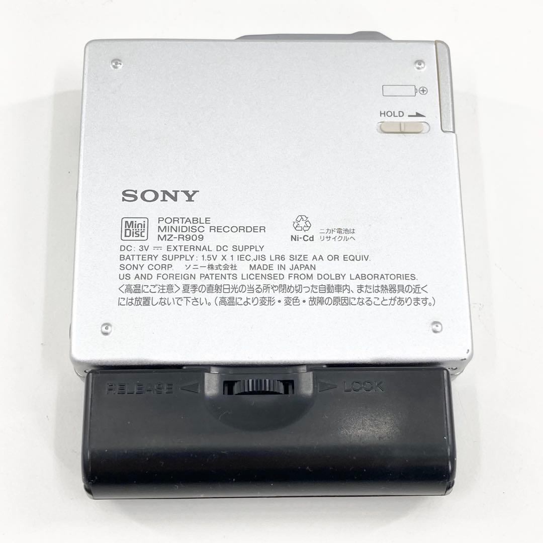 SONY ソニー MDウォークマン MDレコーダー MZ-R909 再生確認済