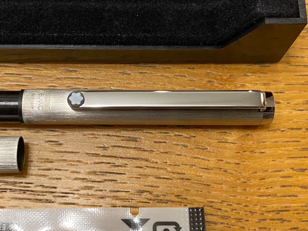 【未使用に近い・極美品】MONTBLANC モンブラン 2色ボールペン Sライン