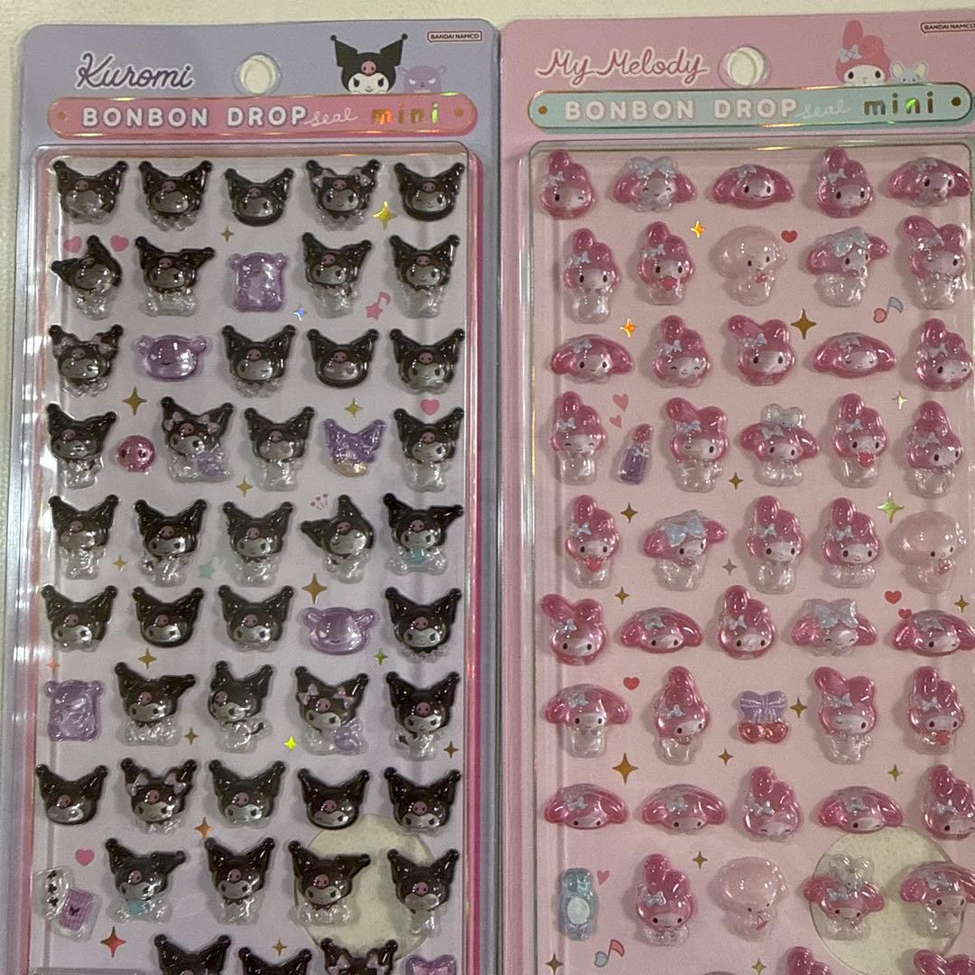 【国内正規品】ボンボンドロップシール　ミニ　サンリオ　8枚
