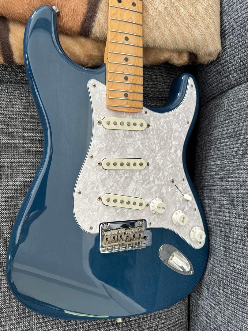 ギター Fender Japan HYBRID II strat indigo trns