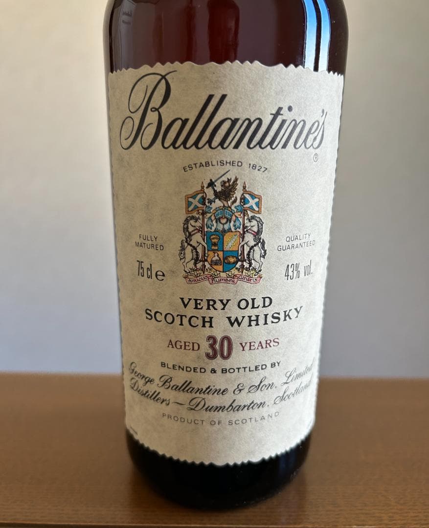 【古酒・未開栓】バランタイン30年 旧ボトル 43度 700ml