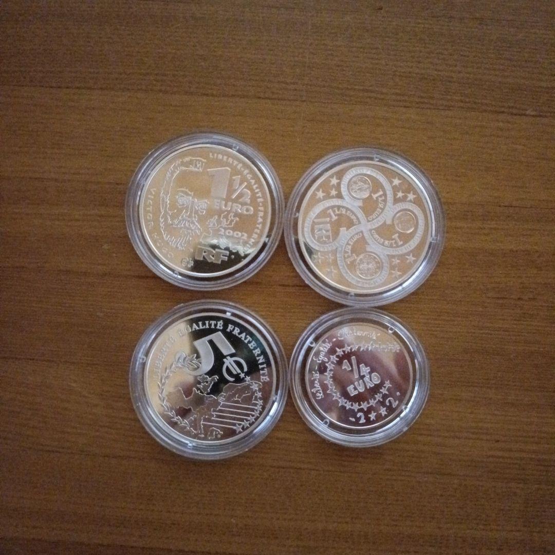 記念銀貨4枚セット Monnaie de Paris