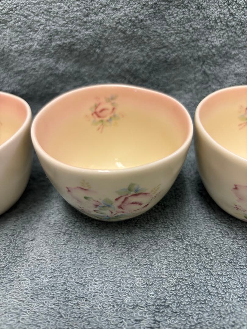 【イマン】　ほのか　和陶器　小鉢　3個