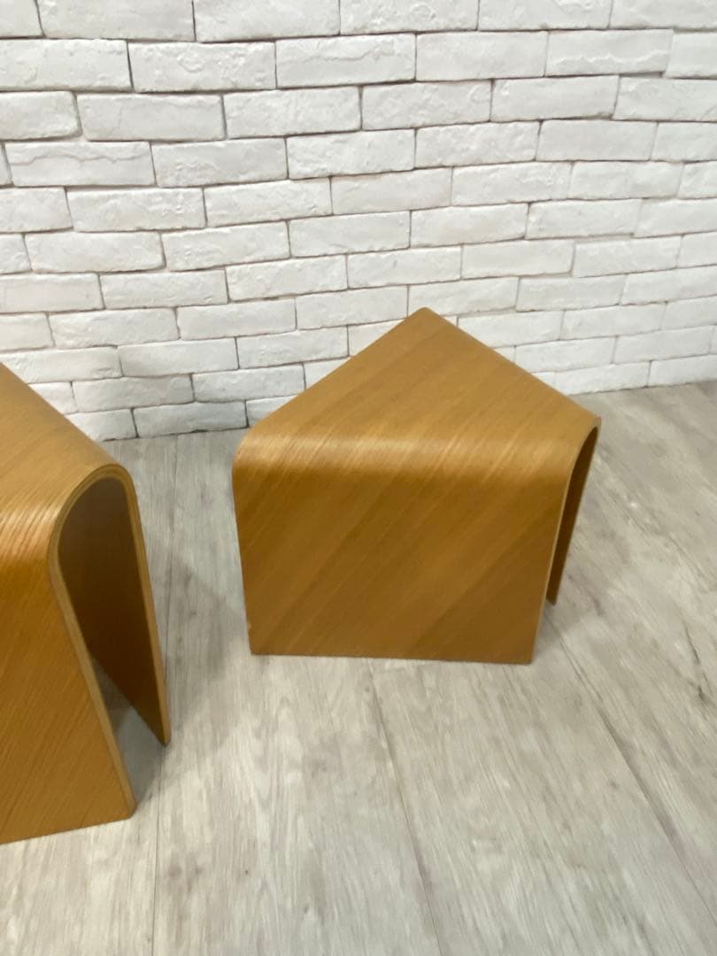 ⭐️【全国送料無料】レア 廃盤 無印良品 収納　ベンチ　スツール　セット