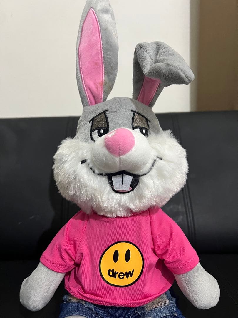 美品✩︎ 希少　ジャスティンビーバー　drew ウサギ ぬいぐるみ