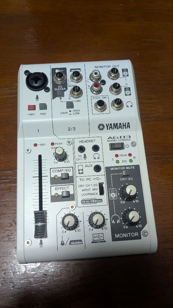 ほ*様 YAMAHA AG03 オーディオインターフェイス ※ケーブル無し