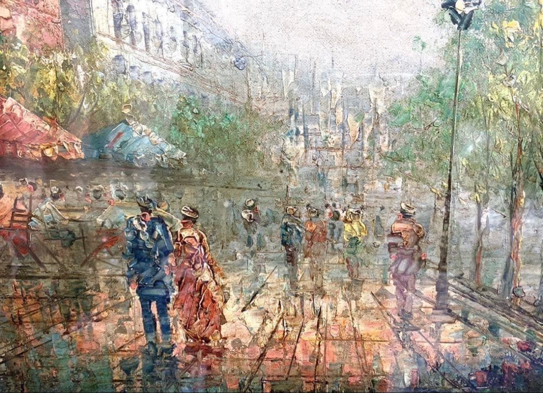 ベルナール・ビュッフェ　油彩画