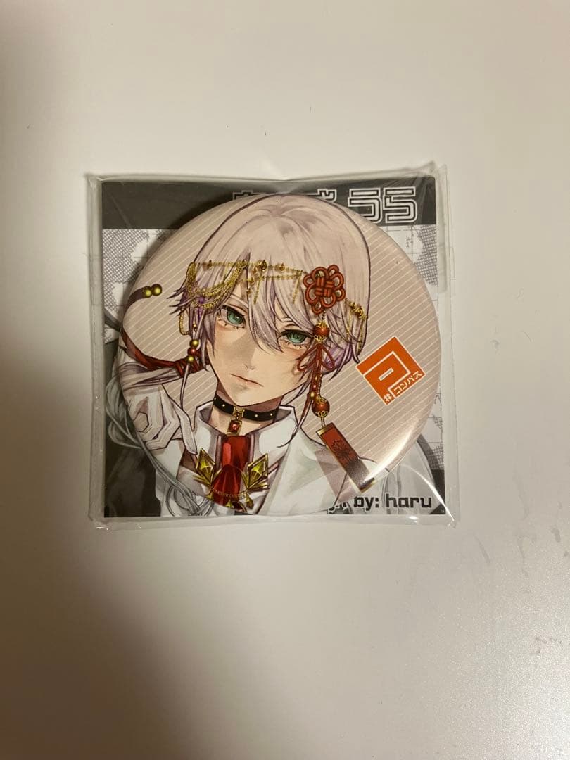 コンパス非売品缶バッジ　鬼ヶ式うら