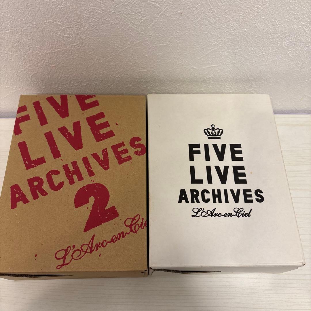 L'Arc-en-Ciel FIVE LIVE ARCHIVES セット　美品