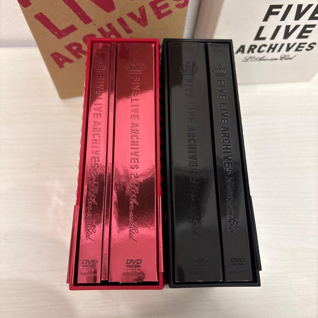 L'Arc-en-Ciel FIVE LIVE ARCHIVES セット　美品