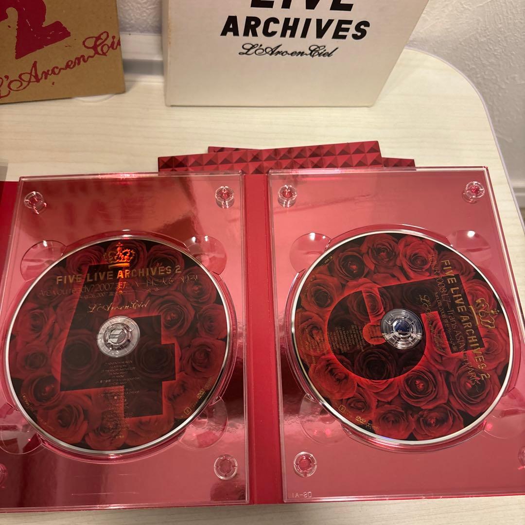 L'Arc-en-Ciel FIVE LIVE ARCHIVES セット　美品