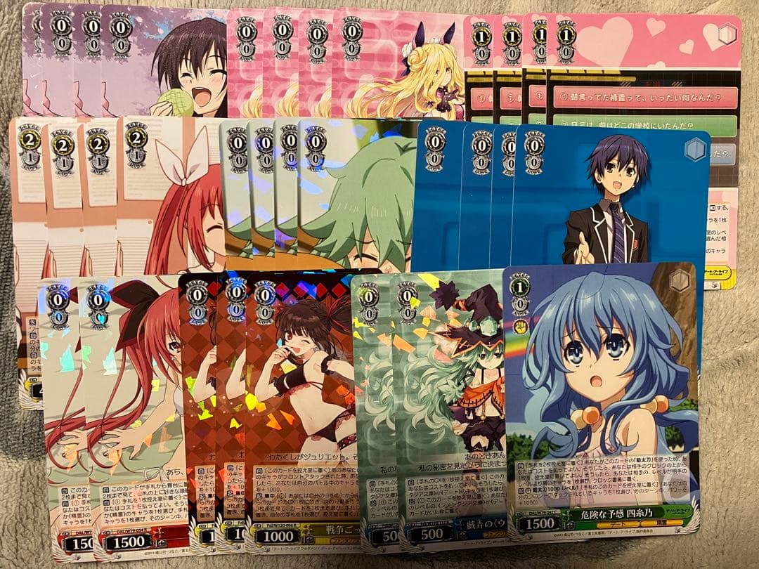 ヴァイスシュヴァルツ デート・ア・ライブ 電源デッキ+Vol3 RR以下4コン