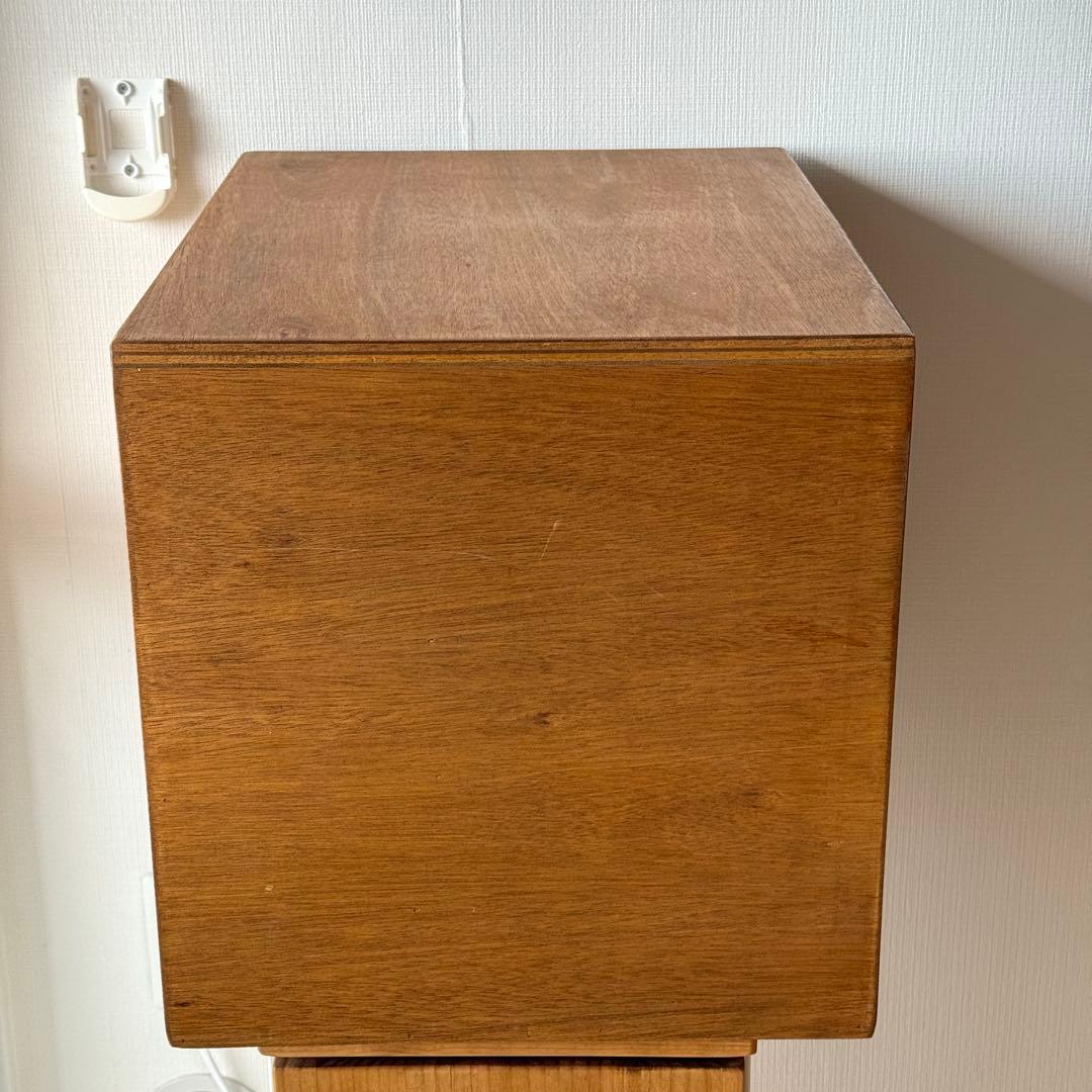 送料込み｜アンティーク調　木製の小引き出し　A3サイズ　5段　つまみタイプ