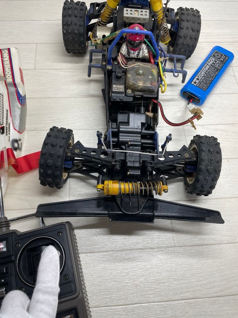 [訳あり] タミヤ ブーメラン ラジコン+フタバ Attack プロポ セット