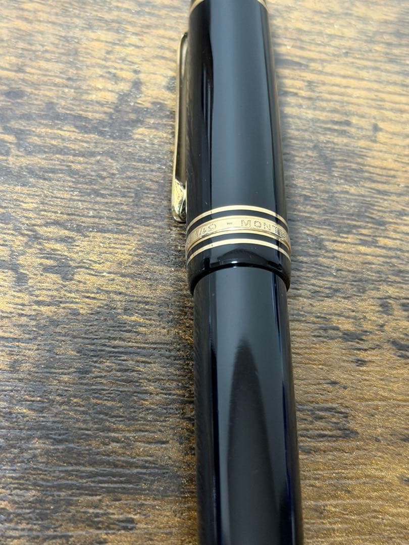 筆記確認&洗浄済　1970年代　モンブラン　149 万年筆　中白　インク窓　中字