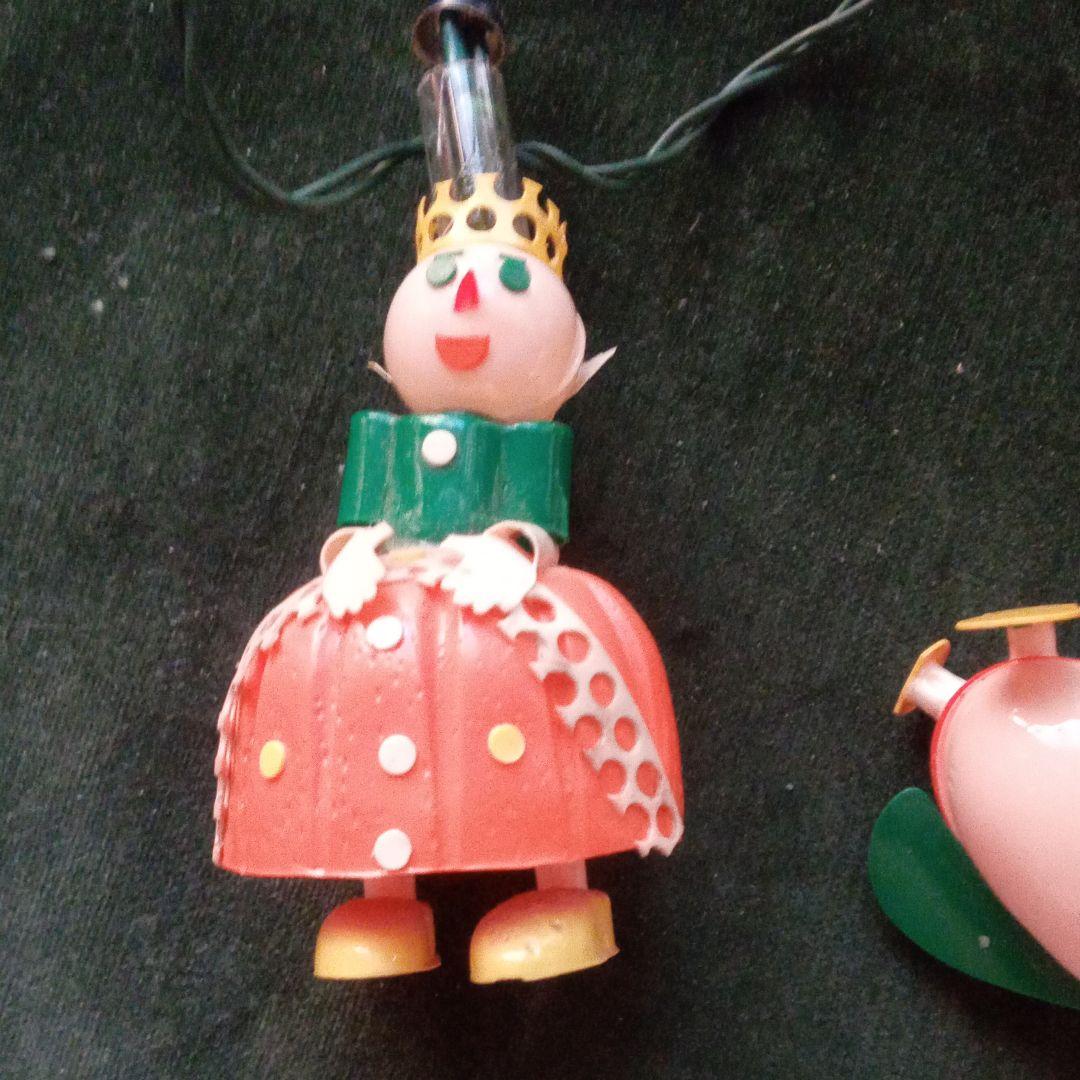 アンティーク　ディズニー　セルロイド　クリスマスライト