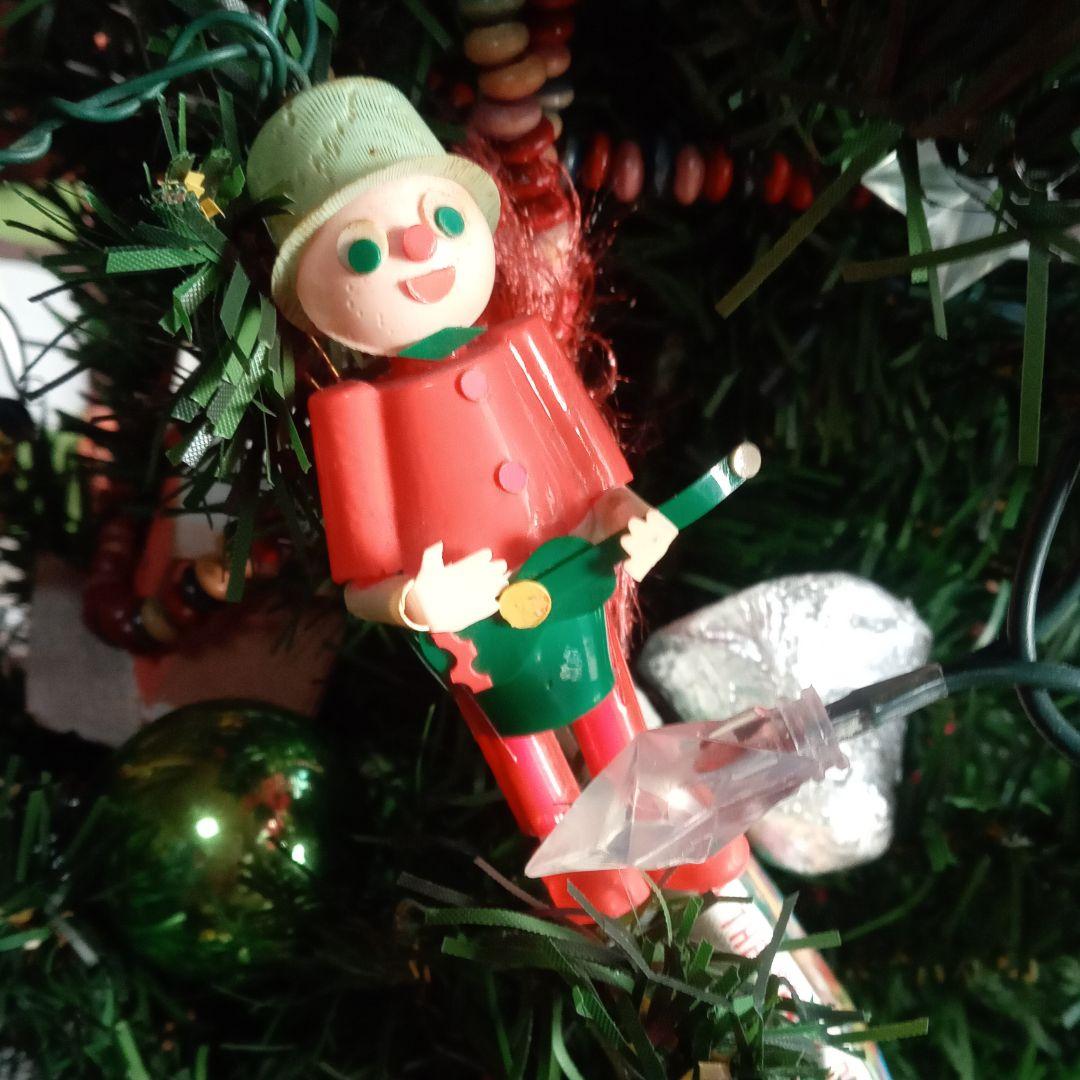 アンティーク　ディズニー　セルロイド　クリスマスライト